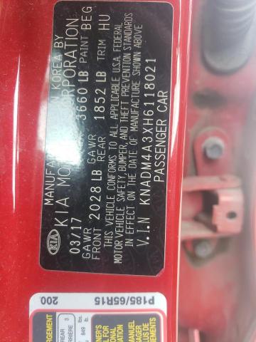 Photo 11 VIN: KNADM4A3XH6118021 - KIA RIO 