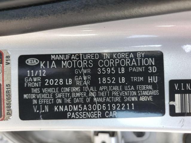 Photo 11 VIN: KNADM5A30D6192211 - KIA RIO 