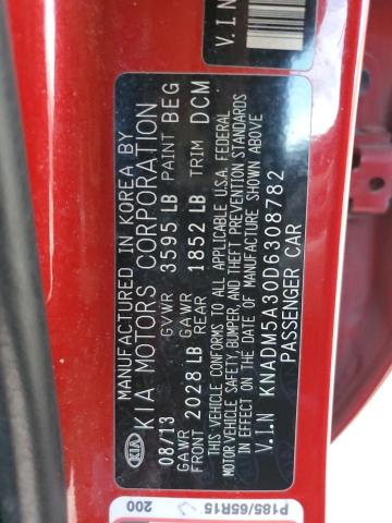 Photo 11 VIN: KNADM5A30D6308782 - KIA RIO 