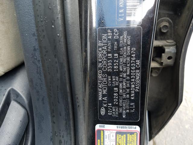 Photo 9 VIN: KNADM5A30E6376470 - KIA RIO LX 