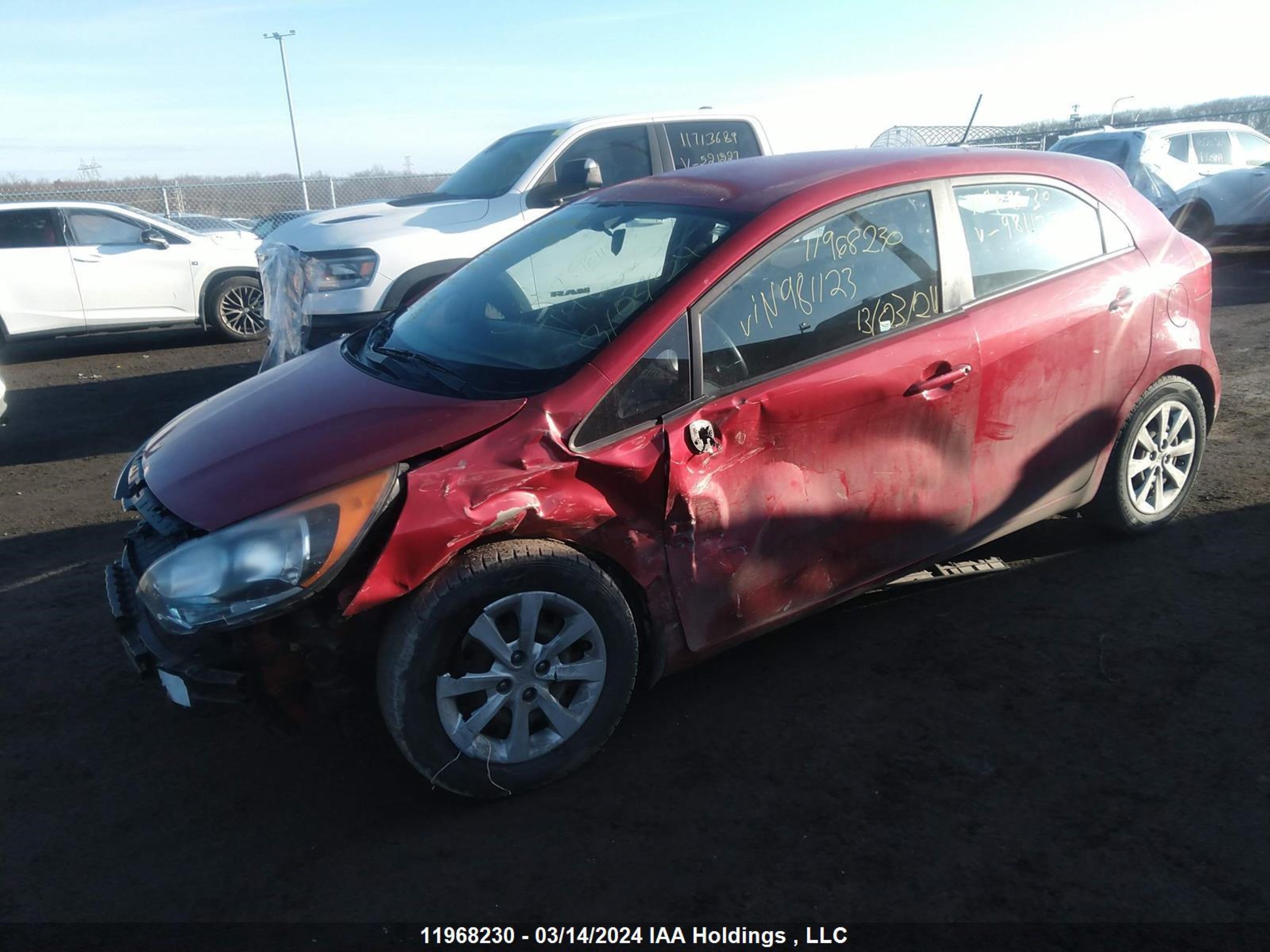 Photo 1 VIN: KNADM5A30F6981123 - KIA RIO 