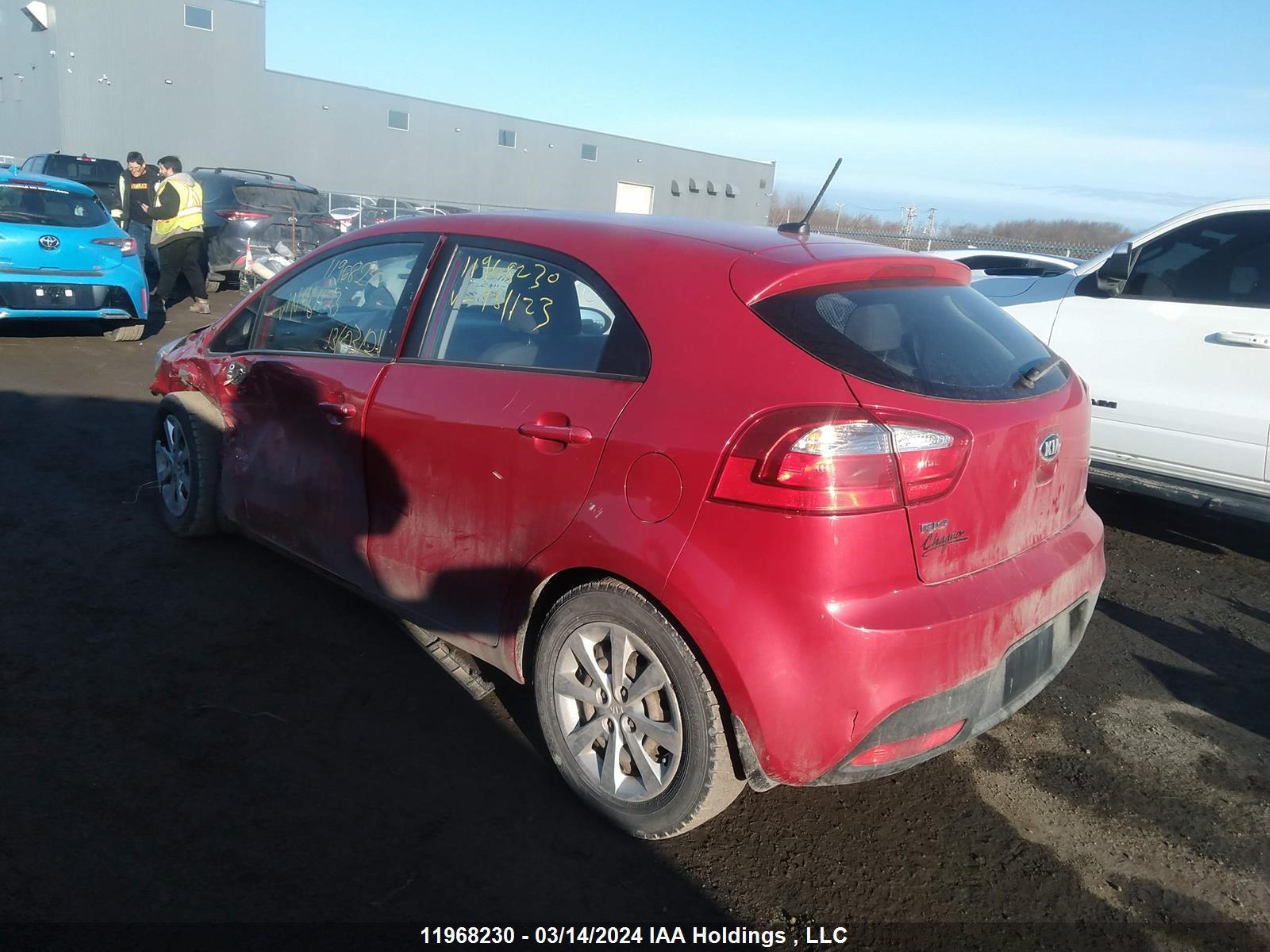 Photo 2 VIN: KNADM5A30F6981123 - KIA RIO 