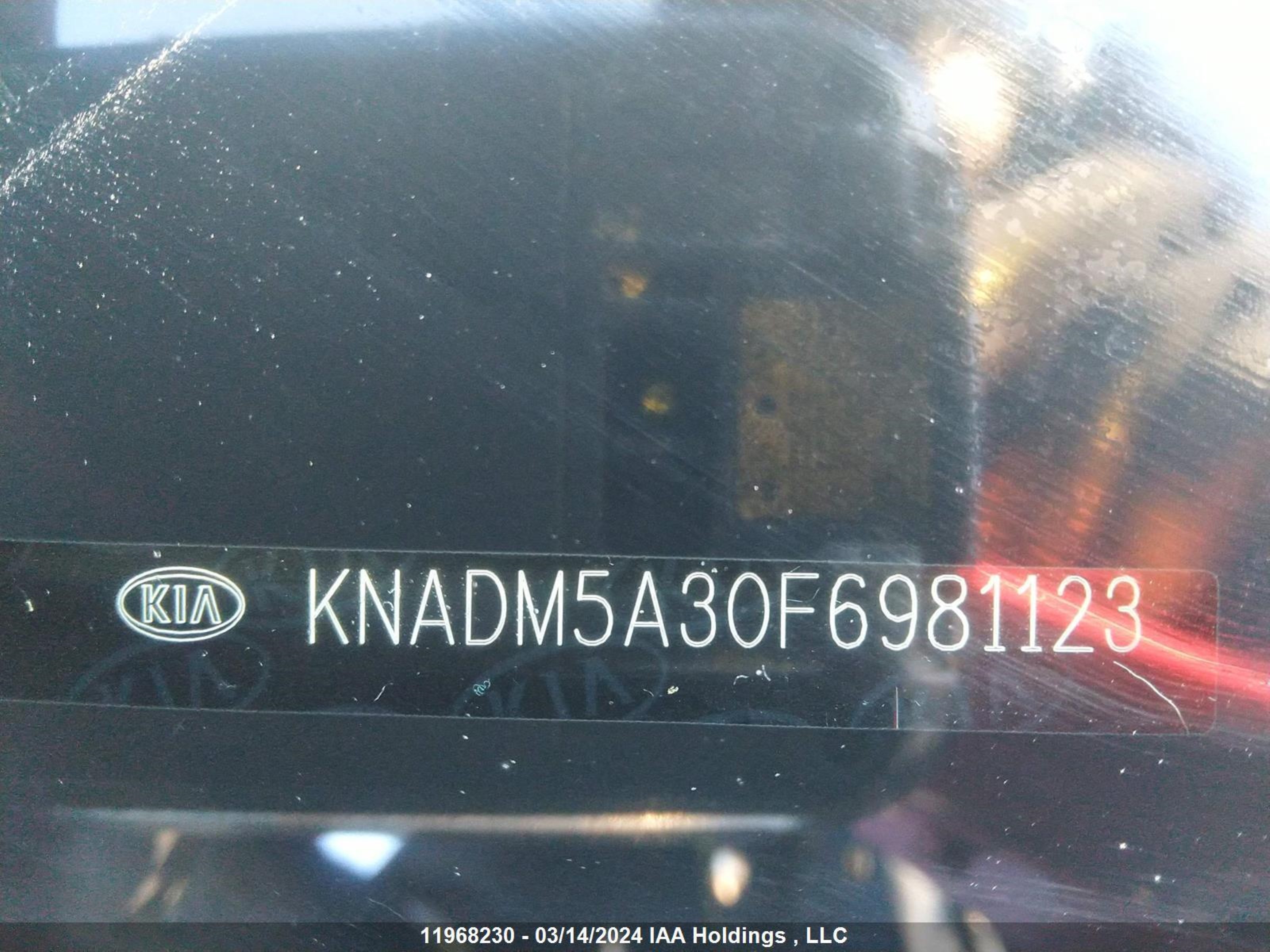 Photo 8 VIN: KNADM5A30F6981123 - KIA RIO 