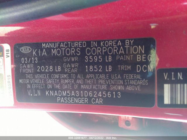 Photo 8 VIN: KNADM5A31D6245613 - KIA RIO 