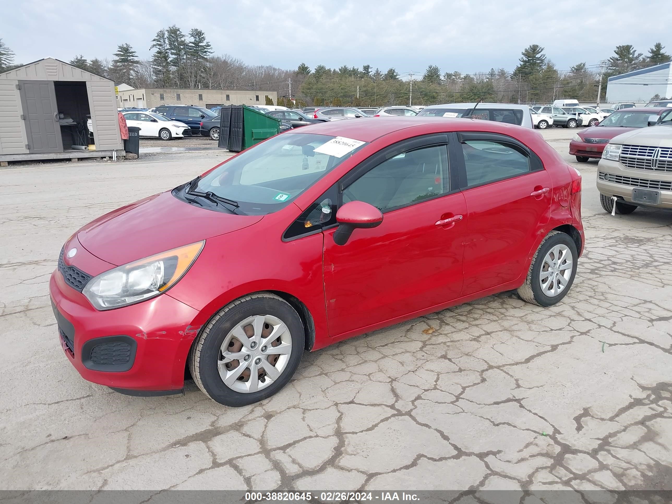 Photo 1 VIN: KNADM5A31E6376493 - KIA RIO 