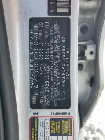 Photo 11 VIN: KNADM5A31E6386182 - KIA RIO LX 