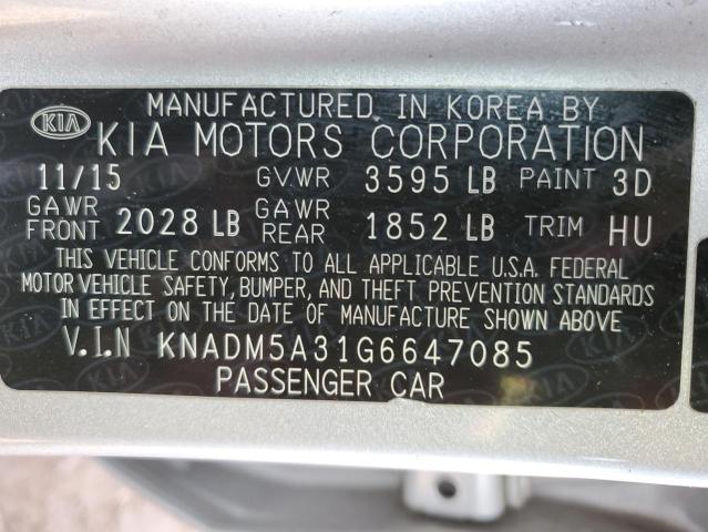 Photo 12 VIN: KNADM5A31G6647085 - KIA RIO LX 