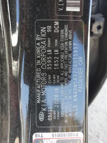 Photo 12 VIN: KNADM5A32C6015917 - KIA RIO 