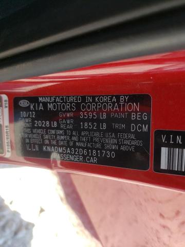 Photo 9 VIN: KNADM5A32D6181730 - KIA RIO LX 