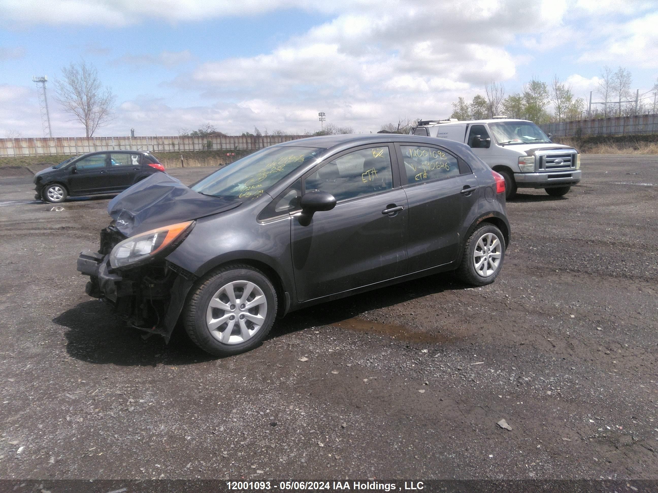 Photo 1 VIN: KNADM5A32D6890626 - KIA RIO 