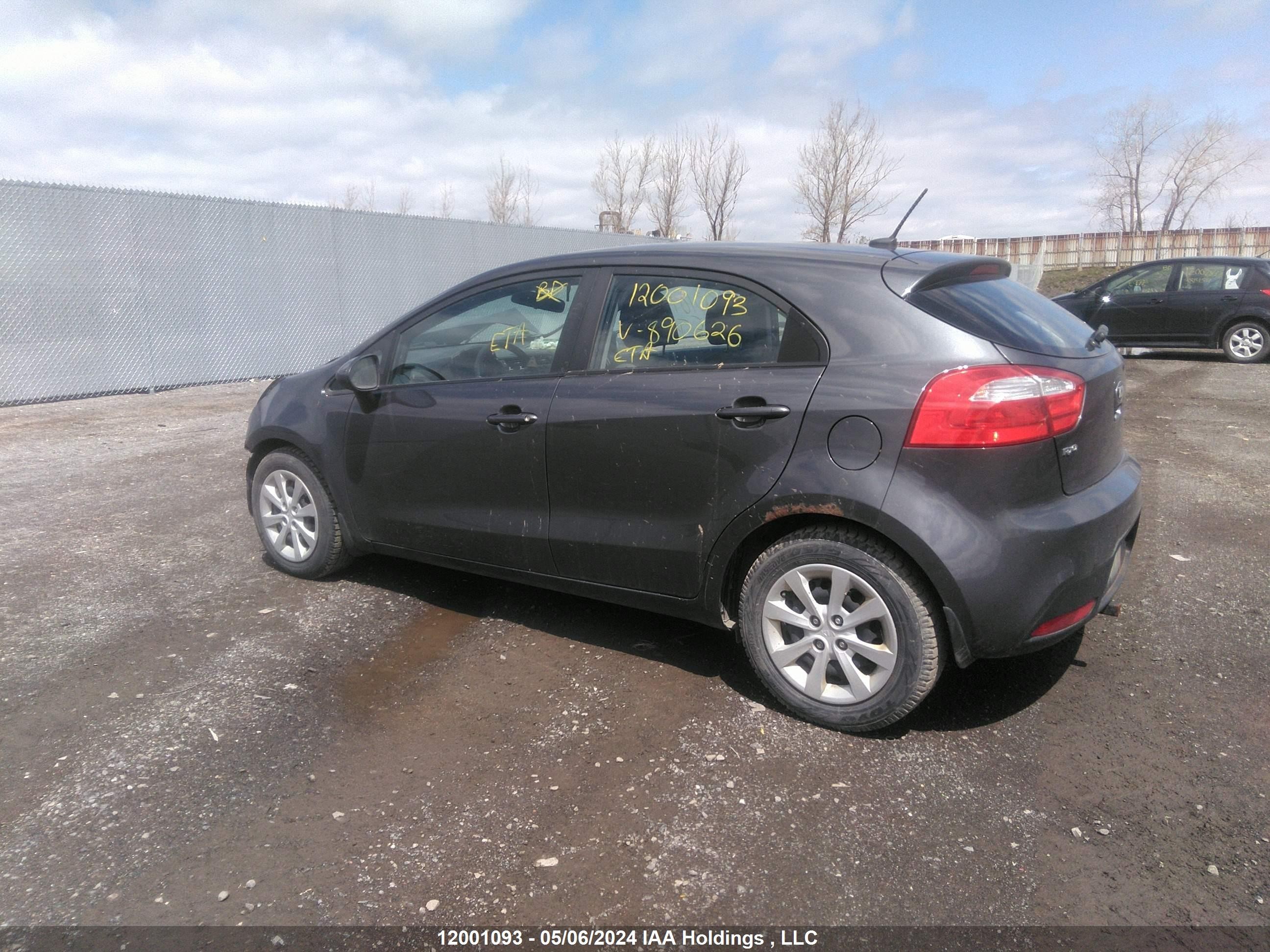 Photo 2 VIN: KNADM5A32D6890626 - KIA RIO 