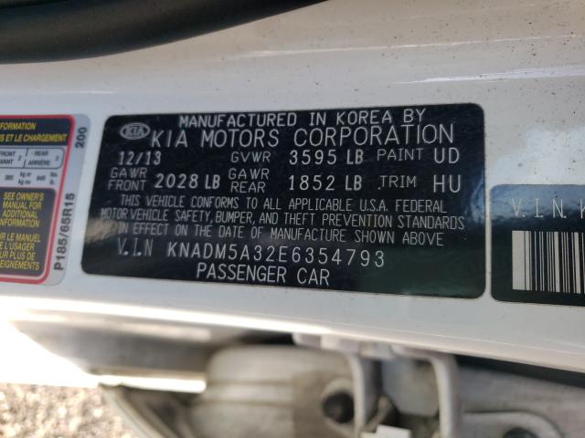 Photo 9 VIN: KNADM5A32E6354793 - KIA RIO LX 