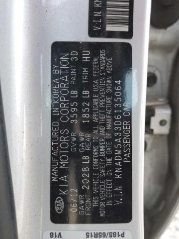 Photo 9 VIN: KNADM5A33D6135064 - KIA RIO LX 