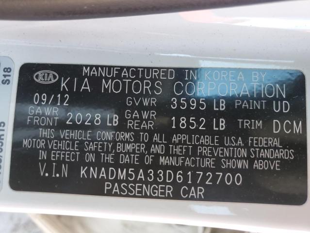 Photo 11 VIN: KNADM5A33D6172700 - KIA RIO LX 