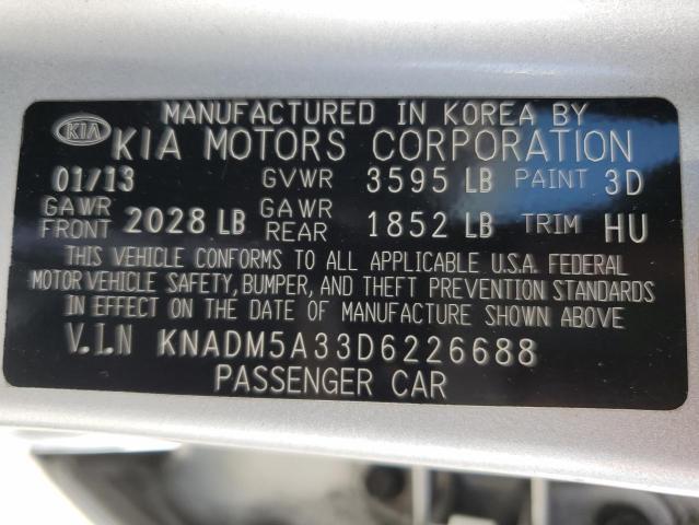 Photo 11 VIN: KNADM5A33D6226688 - KIA RIO 