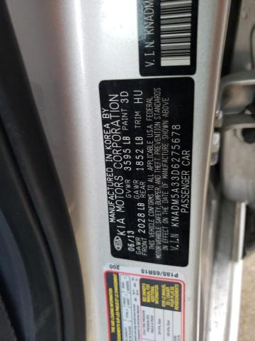 Photo 9 VIN: KNADM5A33D6275678 - KIA RIO LX 