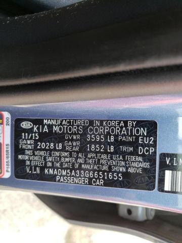 Photo 9 VIN: KNADM5A33G6651655 - KIA RIO LX 