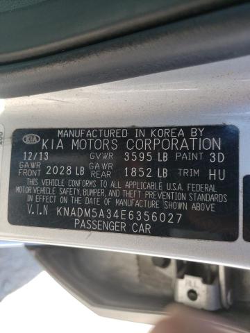 Photo 9 VIN: KNADM5A34E6356027 - KIA RIO LX 