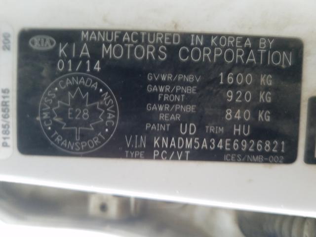 Photo 8 VIN: KNADM5A34E6926821 - KIA RIO LX 