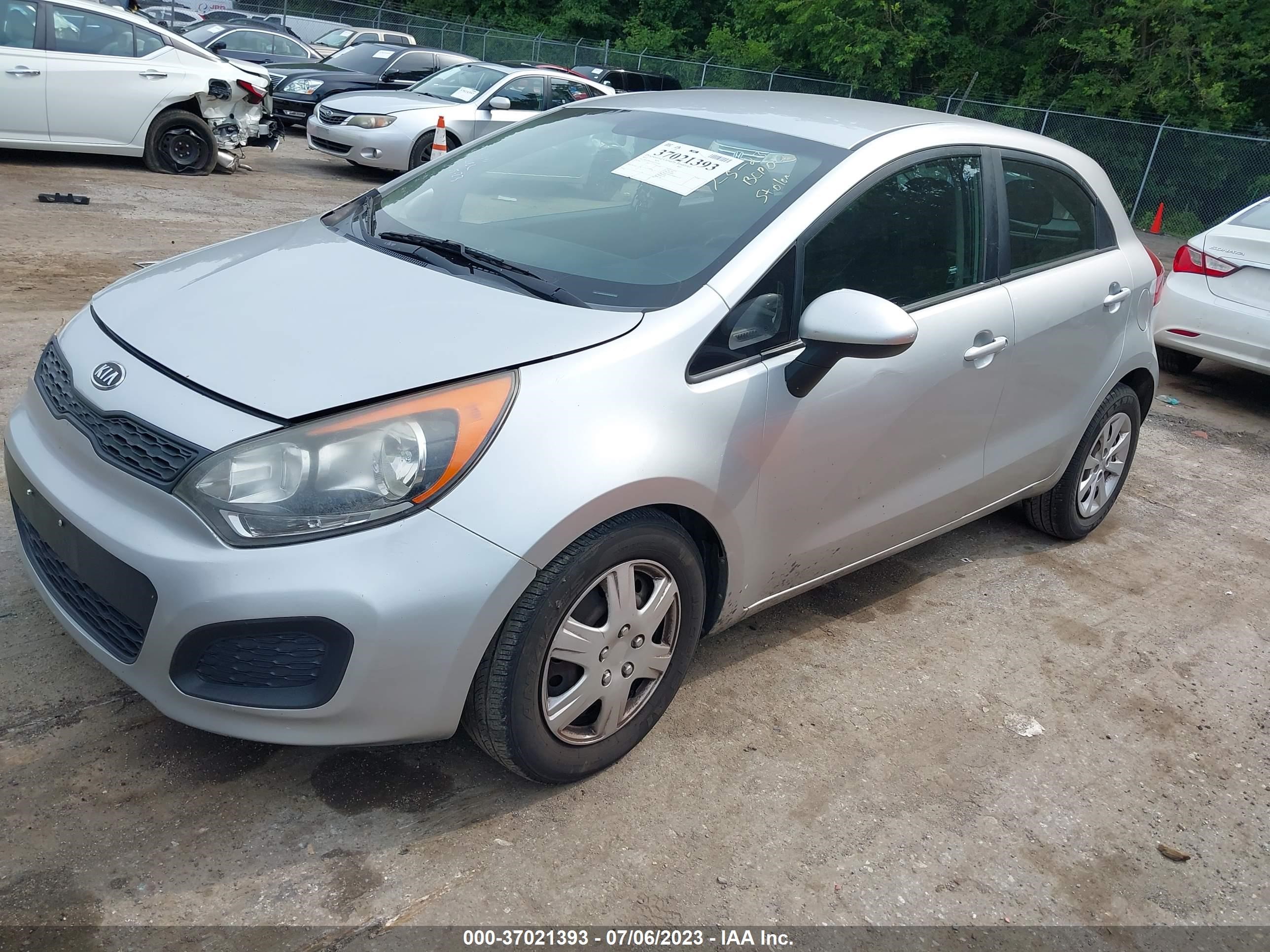 Photo 1 VIN: KNADM5A35D6105760 - KIA RIO 