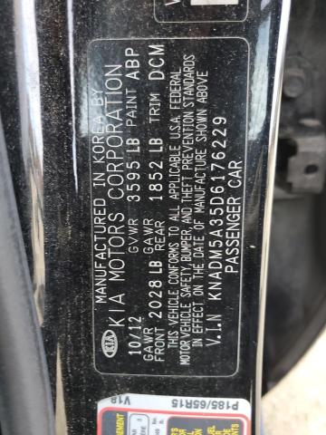 Photo 11 VIN: KNADM5A35D6176229 - KIA RIO LX 