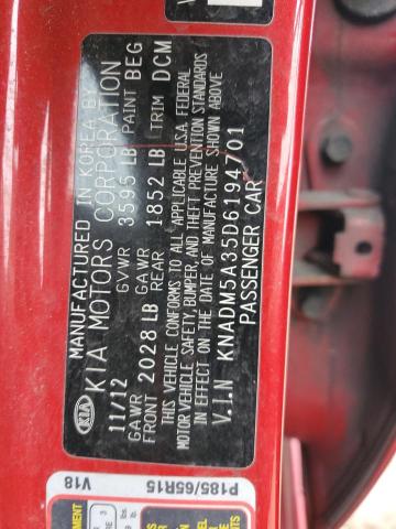 Photo 11 VIN: KNADM5A35D6194701 - KIA RIO 