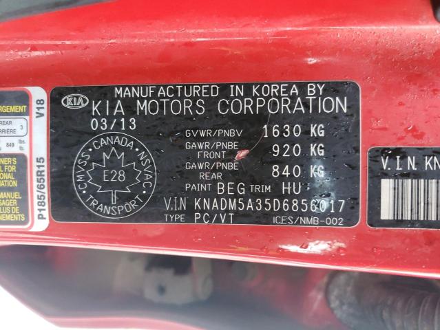 Photo 11 VIN: KNADM5A35D6856017 - KIA RIO 