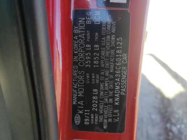 Photo 11 VIN: KNADM5A36C6018125 - KIA RIO LX 