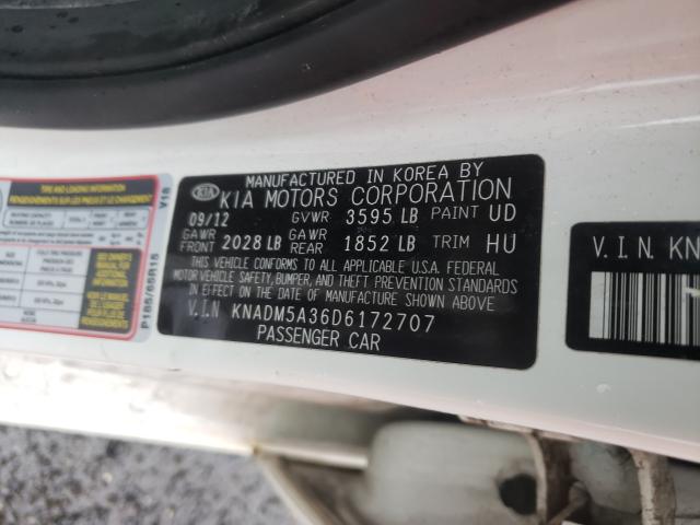 Photo 9 VIN: KNADM5A36D6172707 - KIA RIO LX 