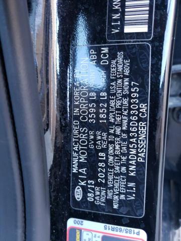 Photo 9 VIN: KNADM5A36D6303957 - KIA RIO LX 