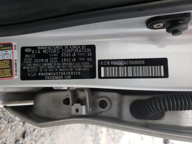 Photo 9 VIN: KNADM5A37D6169119 - KIA RIO LX 