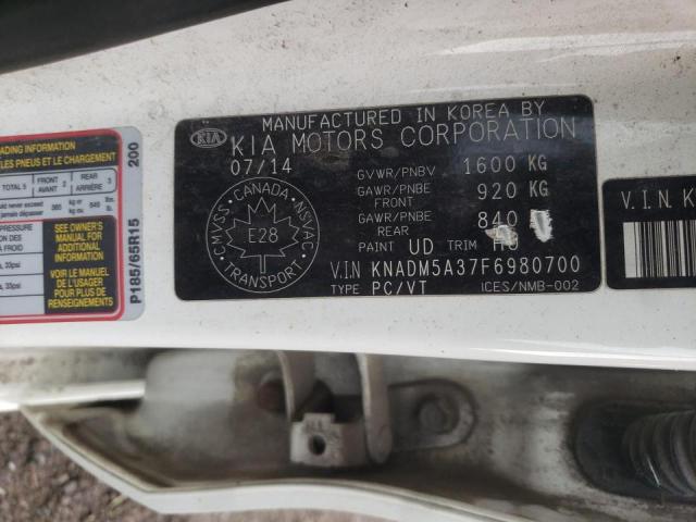 Photo 12 VIN: KNADM5A37F6980700 - KIA RIO LX 