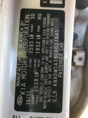 Photo 13 VIN: KNADM5A38C6027845 - KIA RIO 