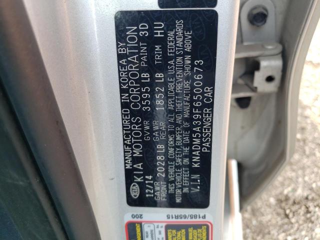 Photo 12 VIN: KNADM5A39F6500673 - KIA RIO LX 