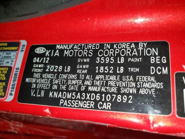 Photo 12 VIN: KNADM5A3XD6107892 - KIA RIO 