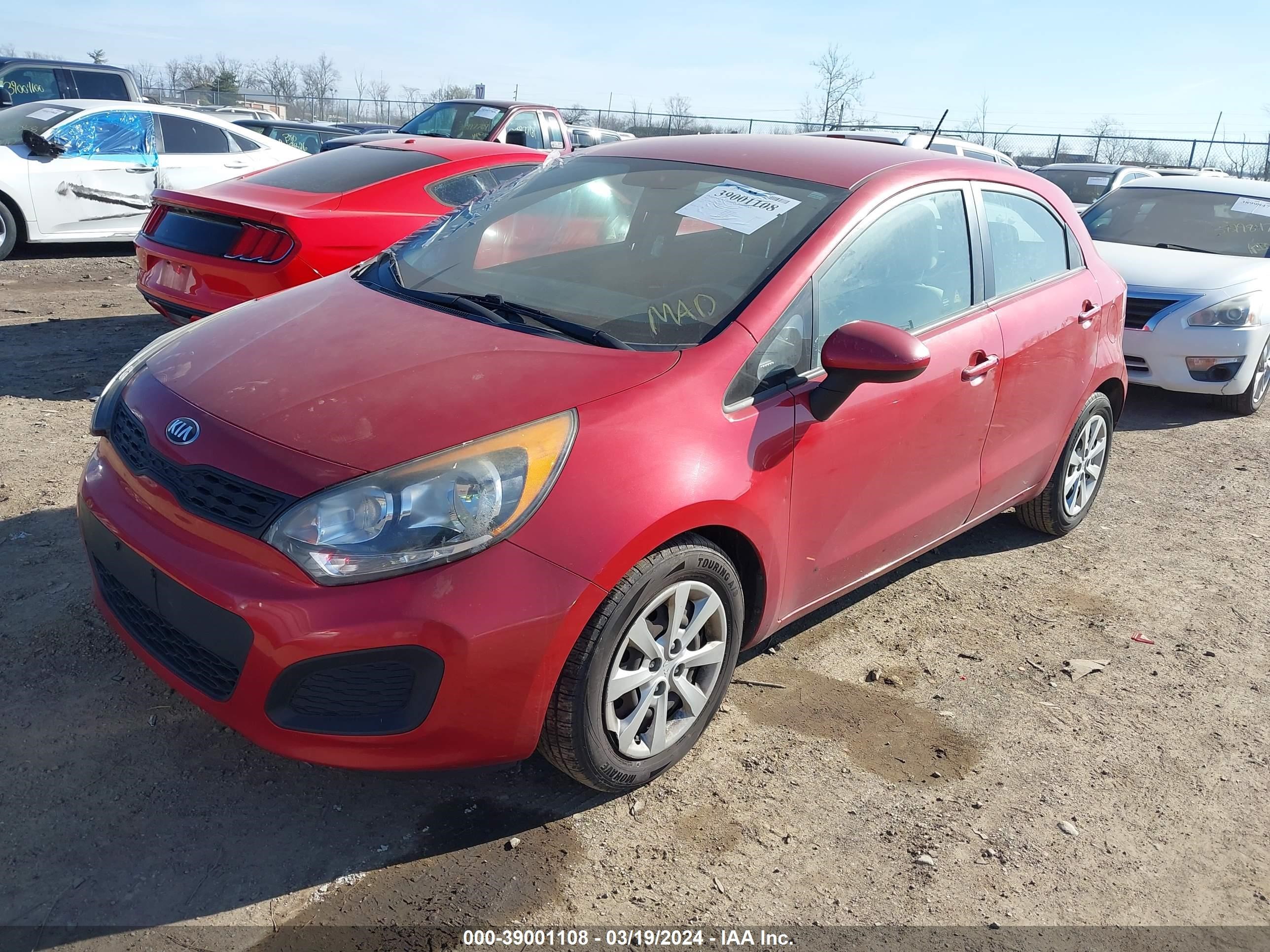 Photo 1 VIN: KNADM5A3XD6274396 - KIA RIO 