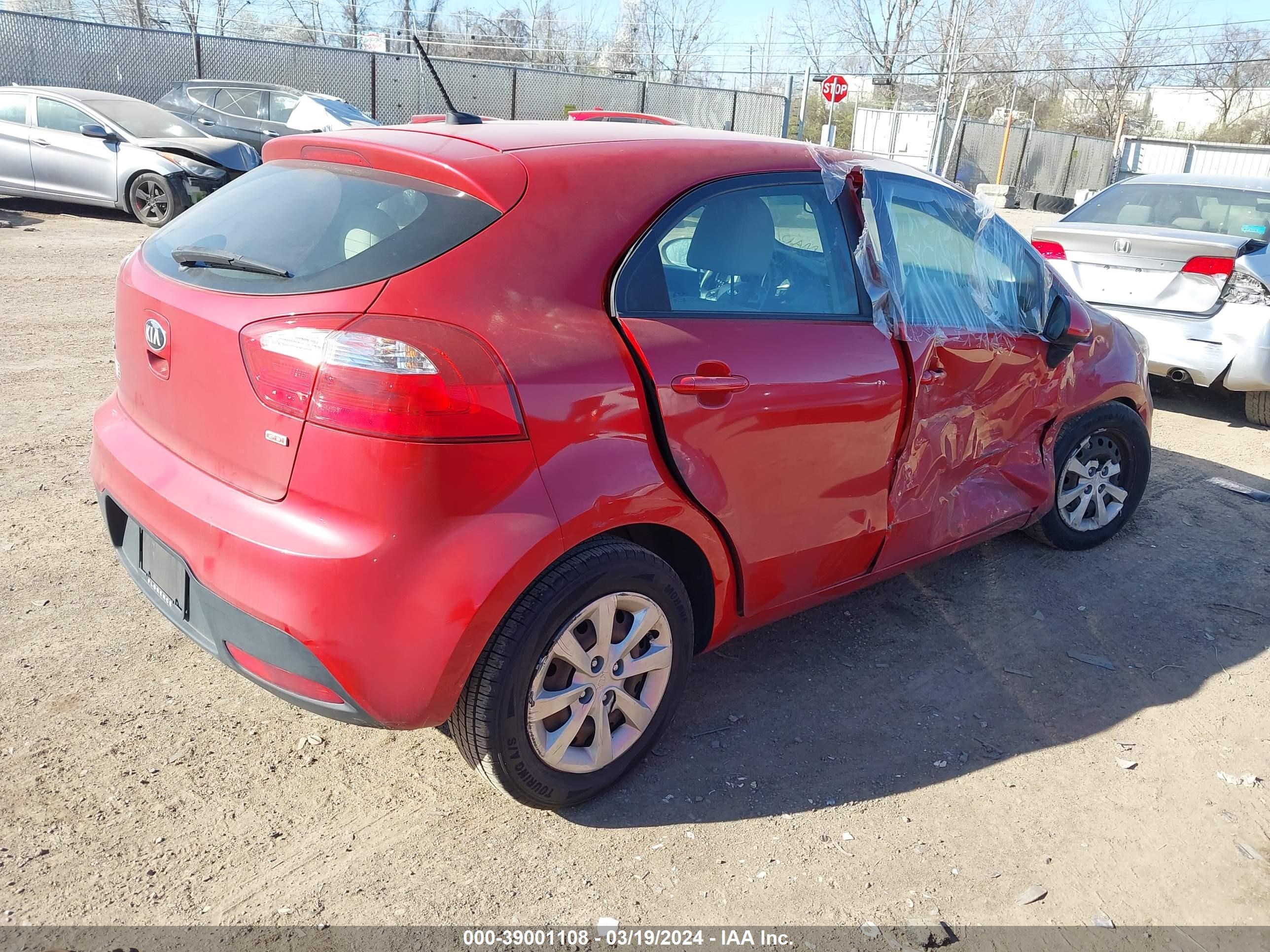 Photo 3 VIN: KNADM5A3XD6274396 - KIA RIO 