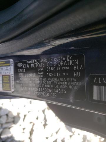 Photo 9 VIN: KNADN4A30C6054335 - KIA RIO EX 