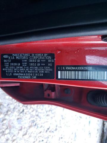 Photo 9 VIN: KNADN4A30D6116138 - KIA RIO EX 