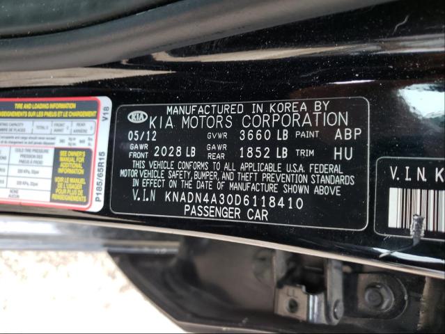 Photo 9 VIN: KNADN4A30D6118410 - KIA RIO EX 