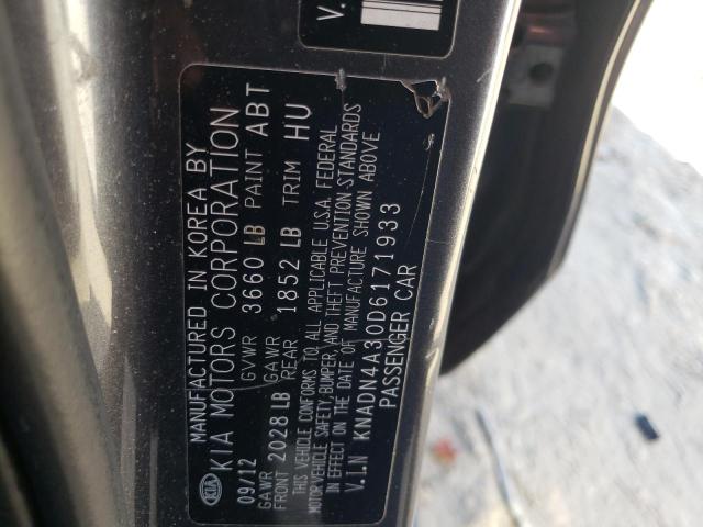 Photo 9 VIN: KNADN4A30D6171933 - KIA RIO EX 