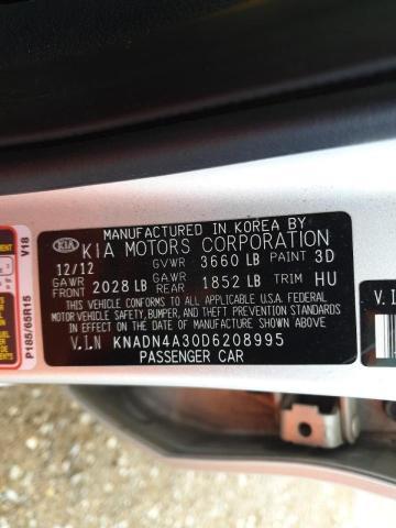 Photo 9 VIN: KNADN4A30D6208995 - KIA RIO EX 