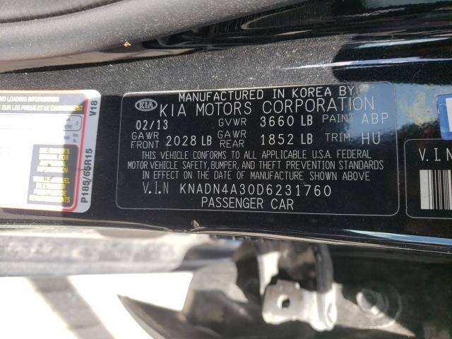 Photo 9 VIN: KNADN4A30D6231760 - KIA RIO EX 