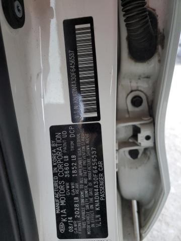 Photo 11 VIN: KNADN4A30F6456537 - KIA RIO EX 