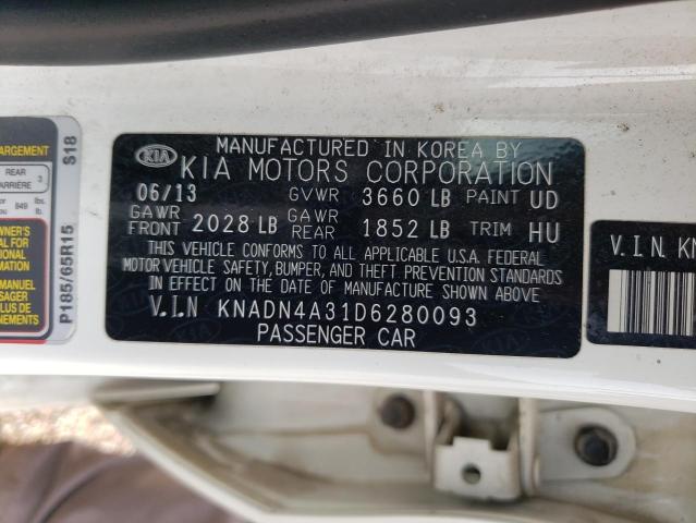 Photo 11 VIN: KNADN4A31D6280093 - KIA RIO EX 