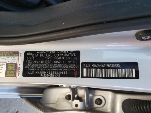 Photo 9 VIN: KNADN4A31E6330685 - KIA RIO EX 