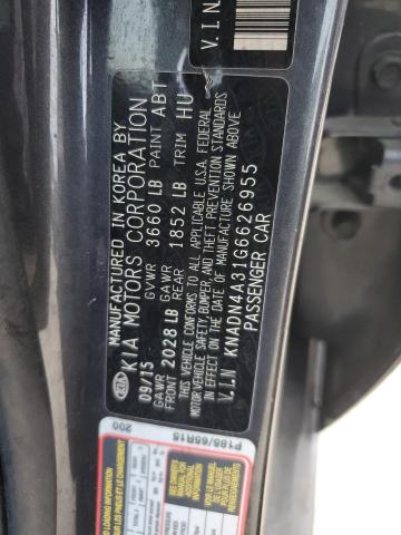 Photo 11 VIN: KNADN4A31G6626955 - KIA RIO EX 