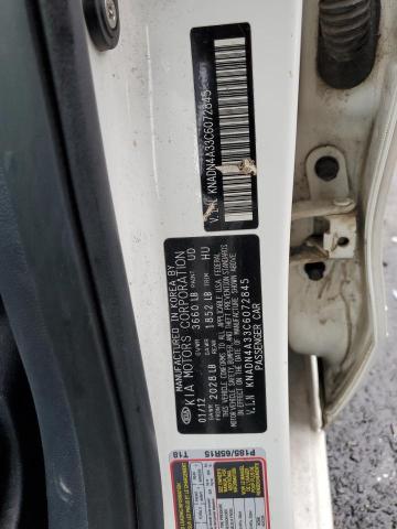 Photo 11 VIN: KNADN4A33C6072845 - KIA RIO EX 