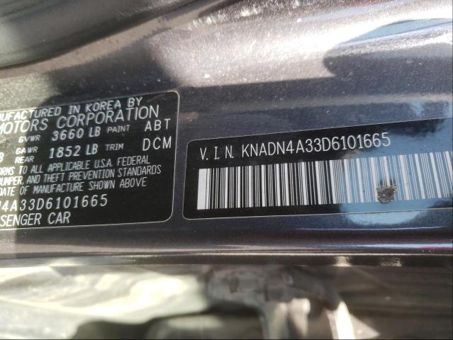 Photo 9 VIN: KNADN4A33D6101665 - KIA RIO EX 