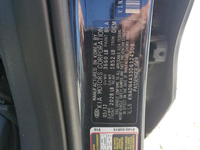 Photo 11 VIN: KNADN4A33D6124508 - KIA RIO EX 